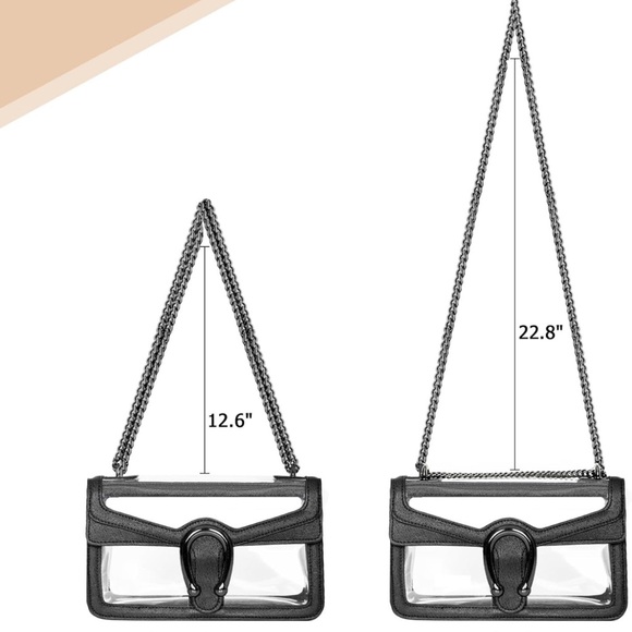 LUXURY Stadium Clear Bag - Picture 6 of 7